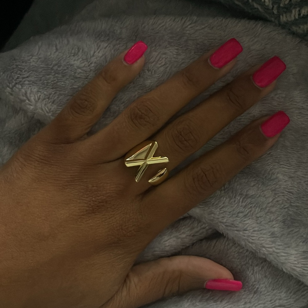 LETTER RING - Picture 4 of 6